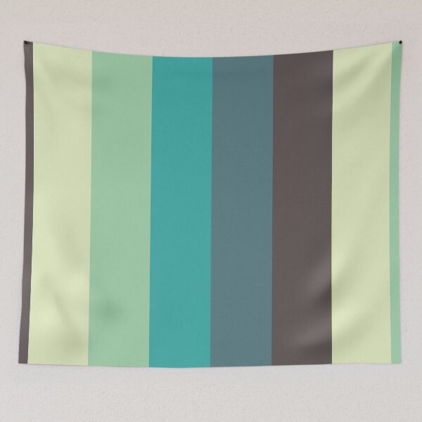 Item preview,  Pretty Stripes Pretty Greens designed and sold by Thecolorschemer.