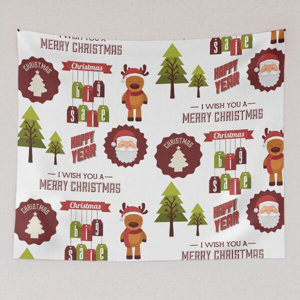 Item preview, Merry Christmas and Happy New Year Stickers Pack designed and sold by Cosmic Dust.