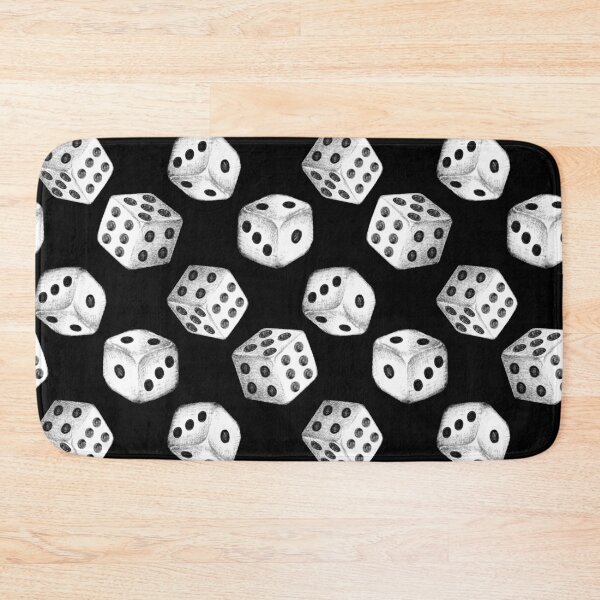 Item preview, Nice Dice - black and white on black designed and sold by Perrin Le Feuvre.