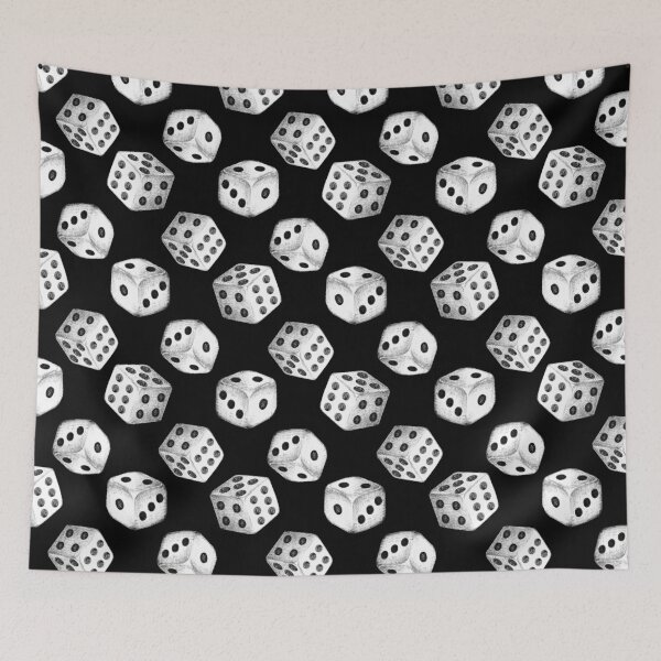 Item preview, Nice Dice - black and white on black designed and sold by Perrin Le Feuvre.