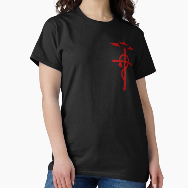 Aperçu de l'œuvre Fullmetal Alchemist - Insigne Flamel (Rouge) créée et vendue par Fireseed-Josh.