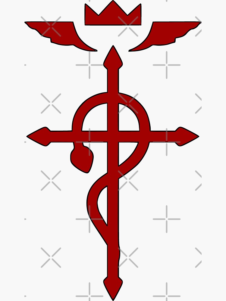 Fullmetal Alchemist - Flamel Insignia (Red) | Sticker