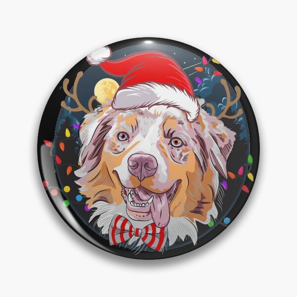 Item preview, Australian Shepherd Christmas designed and sold by Blaacklight.