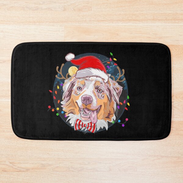 Item preview, Australian Shepherd Christmas designed and sold by Blaacklight.