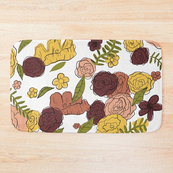 Item preview, Sunflower colored blob flowers designed and sold by StudioSamanthaa.