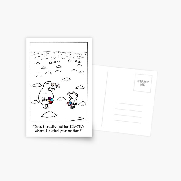 MOLES. Postcard