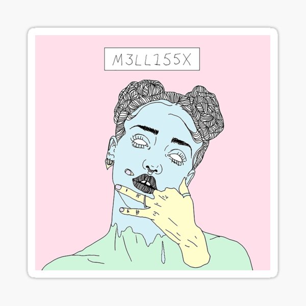 M3LL155X Sticker