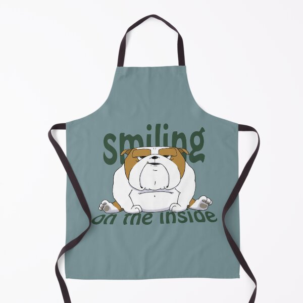 Item preview, Bulldog's smiling on the inside designed and sold by JuliaKerczaArt.