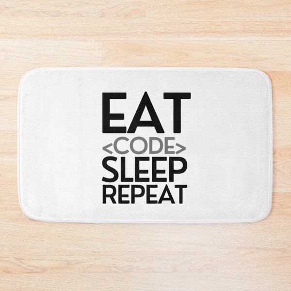 Item preview, Eat Code Sleep Repeat designed and sold by pintsandquarts.