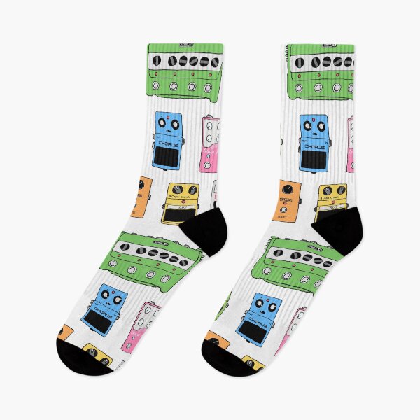 Item preview, GUITAR PEDALS Recording Studio Engineer Guitarist Gear Foot Effect Pedals Music Illustration Mug Sticker T-Shirt Etc... designed and sold by blueversion.