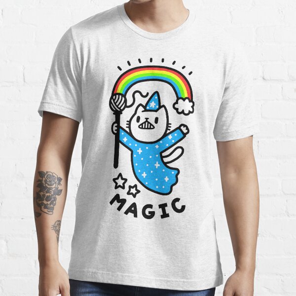 cat wizard t shirt