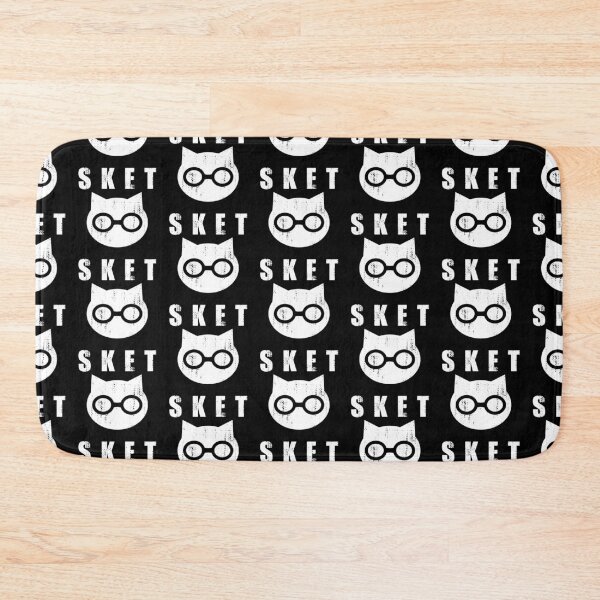 Item preview, SKET Dance - SKET Dan Symbol with Acronym (White) Distressed designed and sold by FergusDrawsArt.