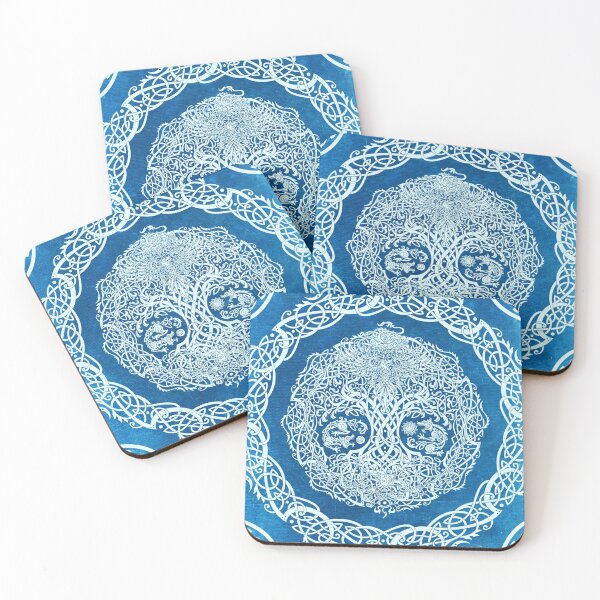 Item preview, Yggdrasil, Viking Tree of Life - Blue designed and sold by Abysm Internal.
