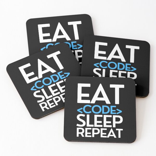 Item preview, Eat Code Sleep Repeat designed and sold by pintsandquarts.