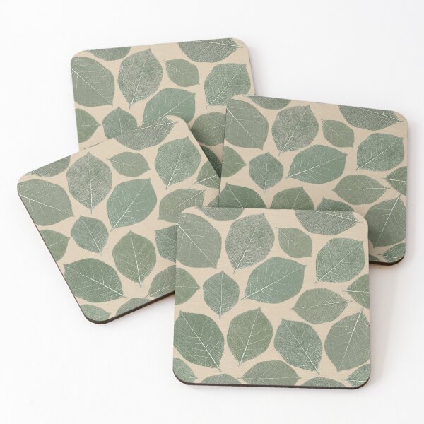 Item preview, magnolia leaves beige olive green designed and sold by Delinda Graphic Studio.