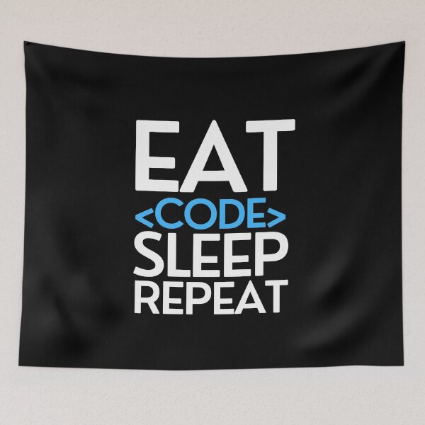 Item preview, Eat Code Sleep Repeat designed and sold by pintsandquarts.