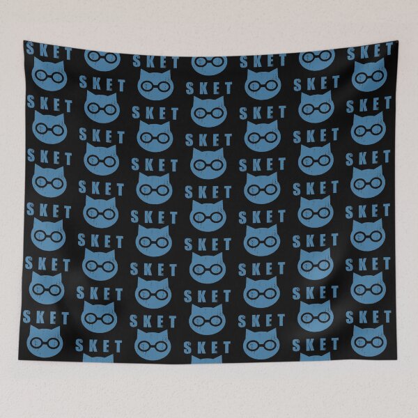 Item preview, SKET Dance - SKET Dan Symbol with Acronym (Blue) Distressed designed and sold by FergusDrawsArt.