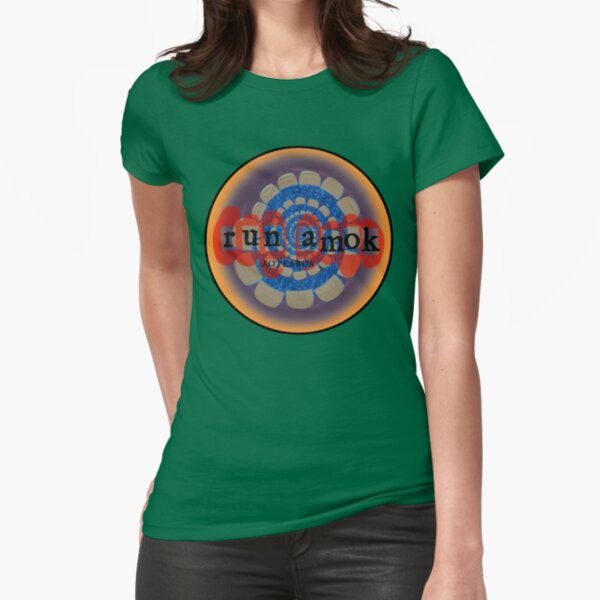 run amok - blue tentacle Fitted T-Shirt