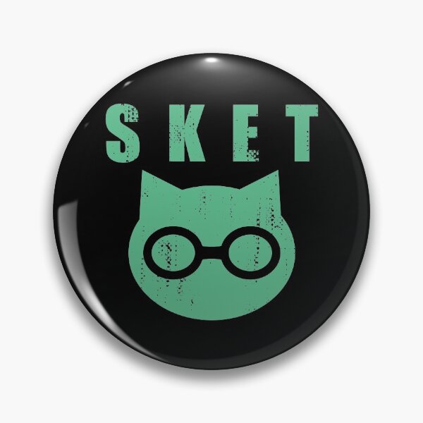 Item preview, SKET Dance - SKET Dan Symbol with Acronym (Green) Distressed designed and sold by FergusDrawsArt.