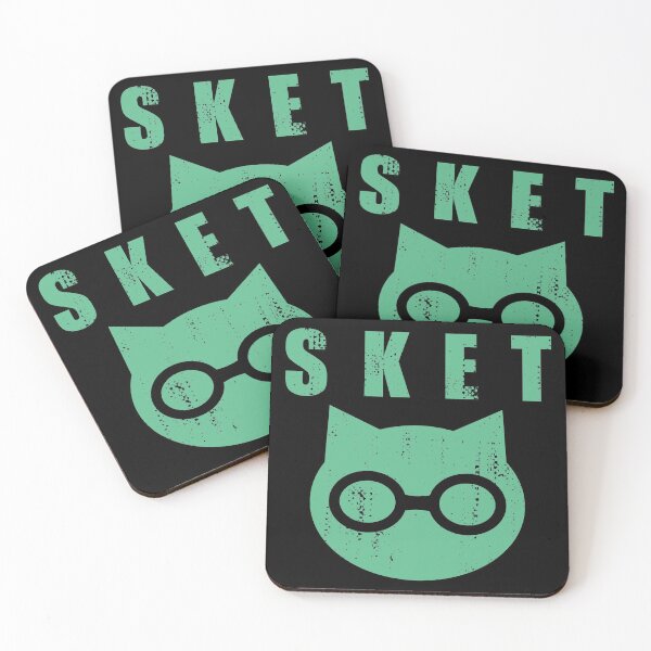 Item preview, SKET Dance - SKET Dan Symbol with Acronym (Green) Distressed designed and sold by FergusDrawsArt.