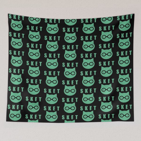 Item preview, SKET Dance - SKET Dan Symbol with Acronym (Green) Distressed designed and sold by FergusDrawsArt.