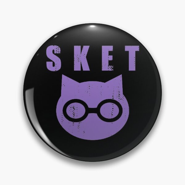 Item preview, SKET Dance - SKET Dan Symbol with Acronym (Purple) Distressed designed and sold by FergusDrawsArt.