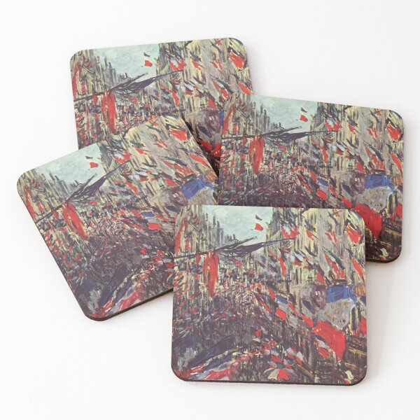 Item preview, Claude Monet - Rue Saint Denis in Paris, Festival of June 30, 1878 designed and sold by HistoryRestored.