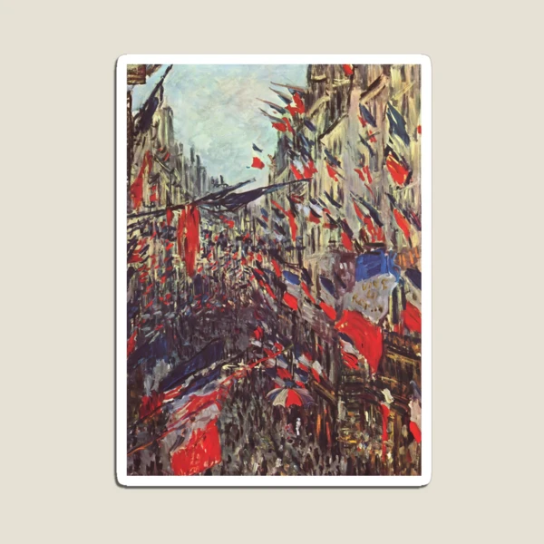 Claude Monet - Rue Saint Denis in Paris, Festival of June 30, 1878