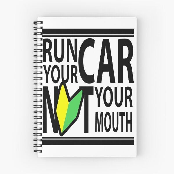 Item preview, Run Your Car Not Your Mouth designed and sold by LastLineinBlue.