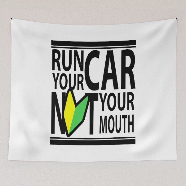Item preview, Run Your Car Not Your Mouth designed and sold by LastLineinBlue.