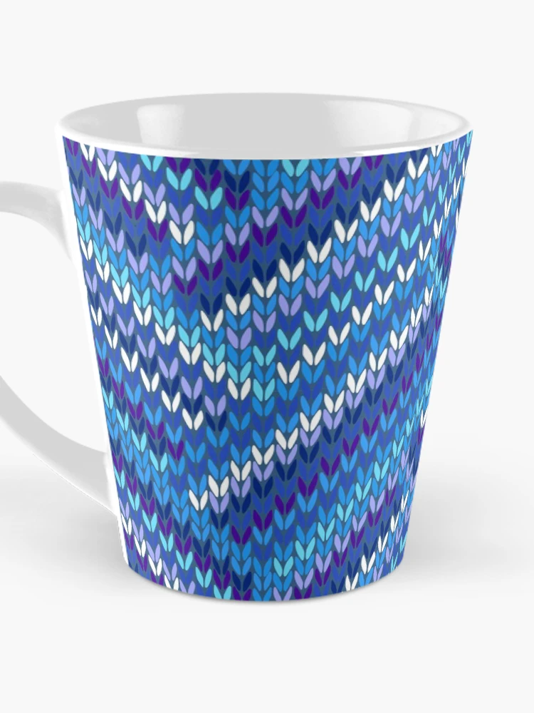 Thumbnail 3 of 4, Coffee Mug, Blue Pattern RGW designed and sold by kyds.