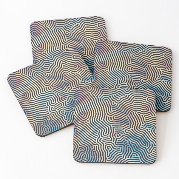 Item preview, Holographic colorful zig-zag pattern designed and sold by artsome-design.