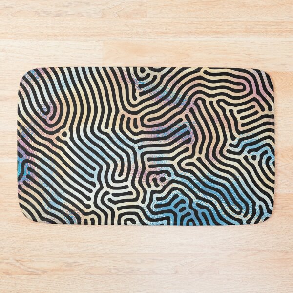 Item preview, Holographic colorful zig-zag pattern designed and sold by artsome-design.