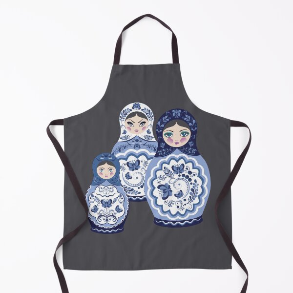 Item preview, Blue matryoshka dolls designed and sold by AnnArtshock.