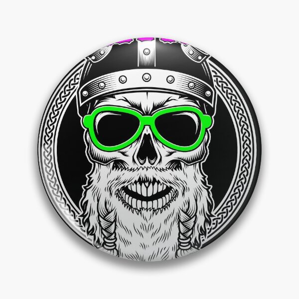 Item preview, Nordic hipster vikings. Nordic hipster the Viking Nordmann style skull with beard designed and sold by Martin Kleist.