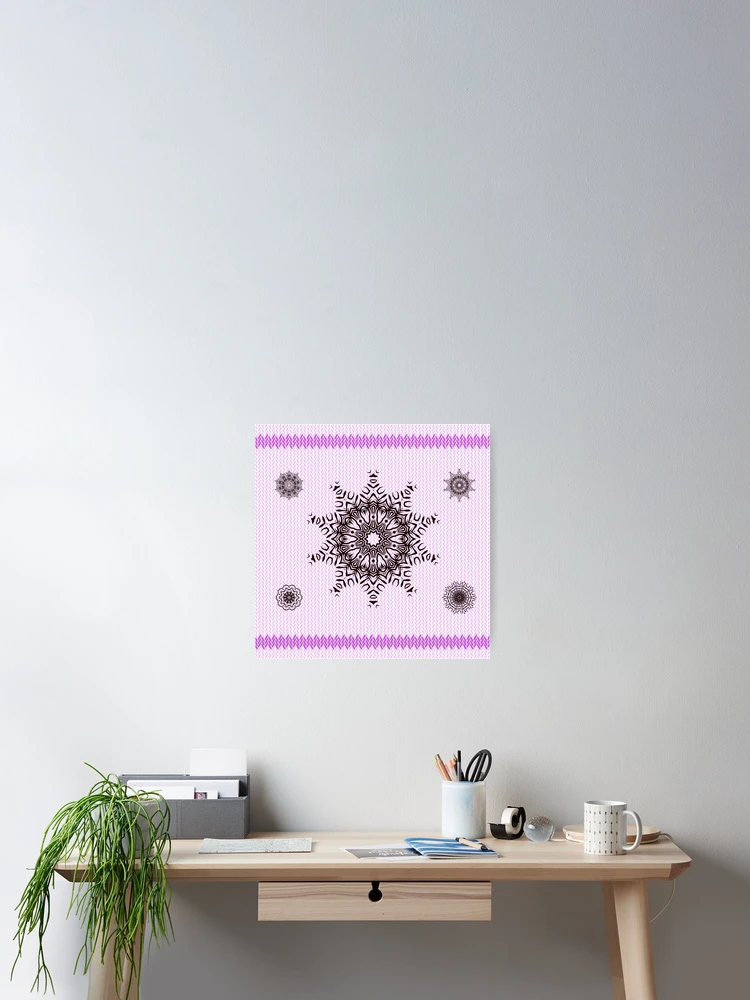 Thumbnail 2 of 3, Poster, Purple Pattern RGW designed and sold by kyds.