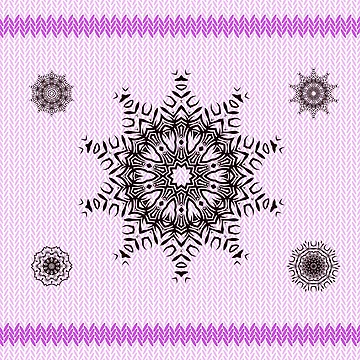 Artwork thumbnail, Purple Pattern RGW by kyds