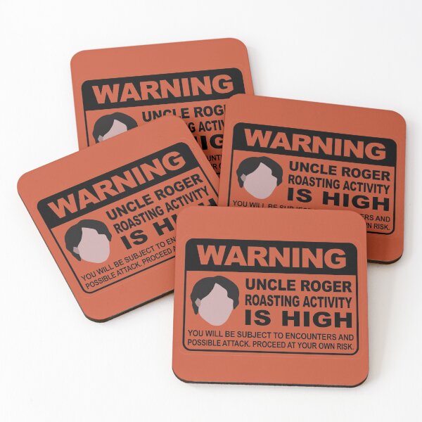 Item preview, Uncle Roger Roasting People Warning Sign designed and sold by vindorious.