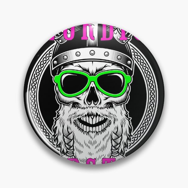 Item preview, Nordic hipster vikings. Nordic hipster the Viking Nordmann style skull with beard designed and sold by Martin Kleist.