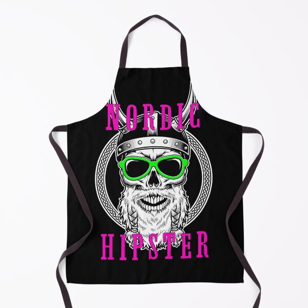 Item preview, Nordic hipster vikings. Nordic hipster the Viking Nordmann style skull with beard designed and sold by Martin Kleist.