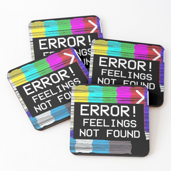 Item preview, Error! Feelings not found - Vaporwave designed and sold by vapormoon.