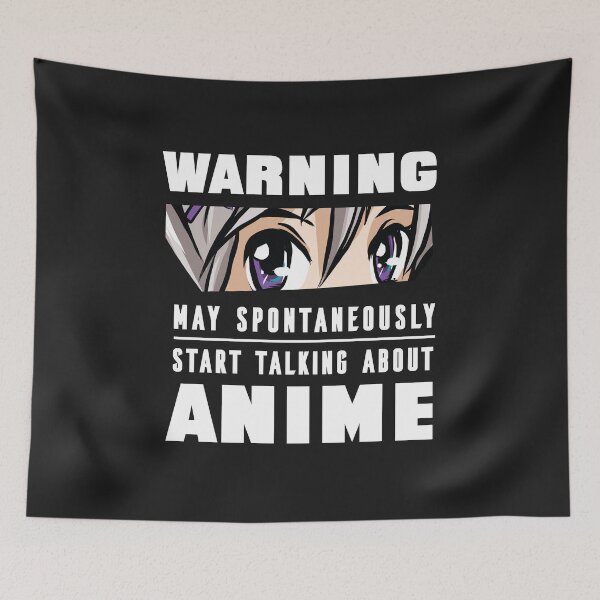 Item preview, Anime warning  designed and sold by Very-Nicely.