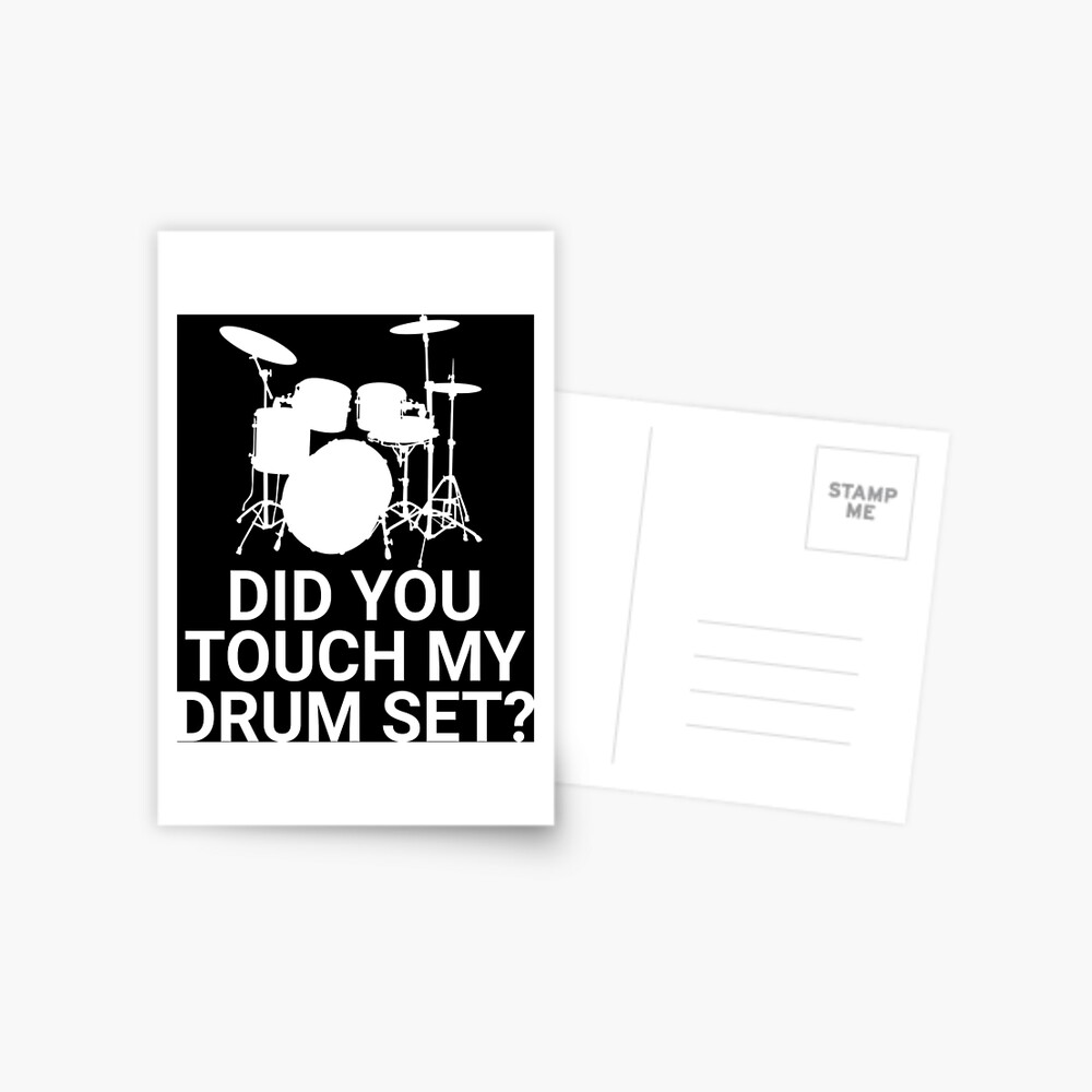 "Step Brothers Did You Touch My Drum Set_ Step Brothers Quote" Postcard