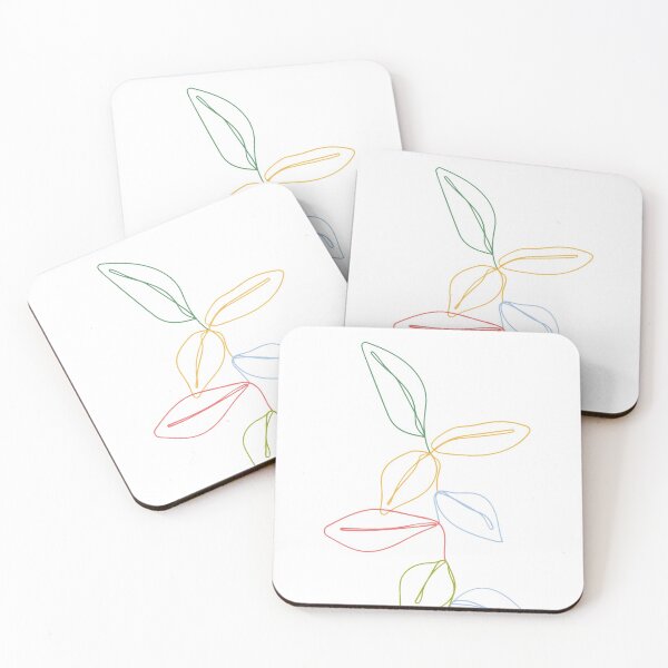 Item preview, Minimalistic botanical leaves designed and sold by Akidence *.