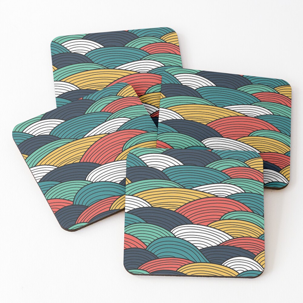 Item preview, Coasters (Set of 4) designed and sold by tridentfoundry.