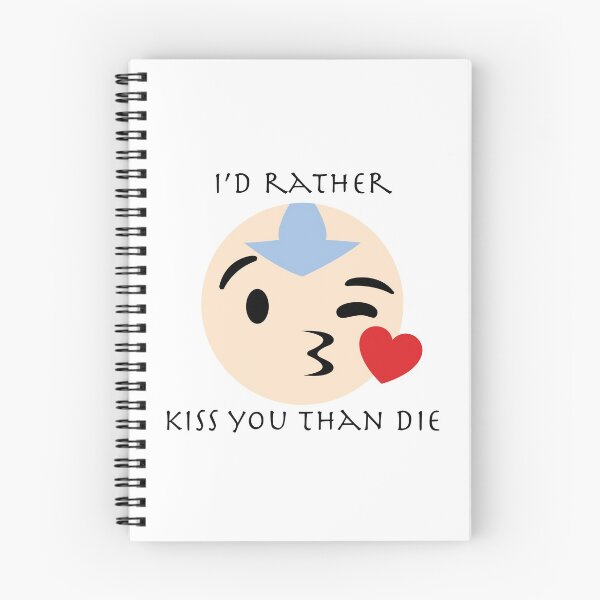 Item preview, Aang Kissing Face Emoji "I'd rather kiss you than die" designed and sold by PrinceTumi.