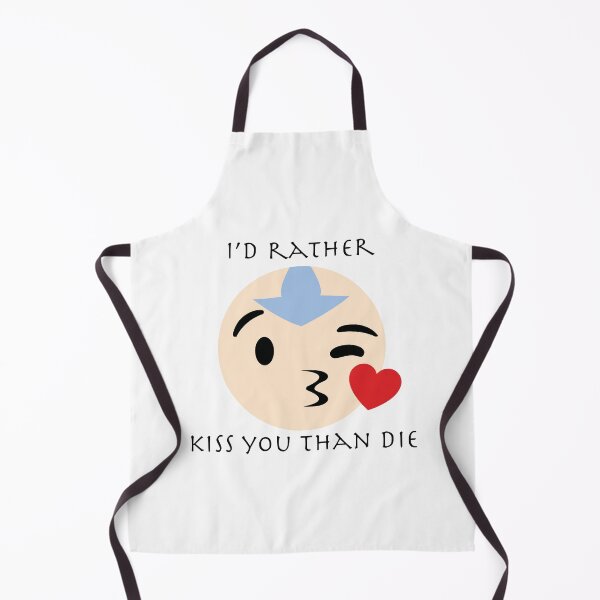 Item preview, Aang Kissing Face Emoji "I'd rather kiss you than die" designed and sold by PrinceTumi.