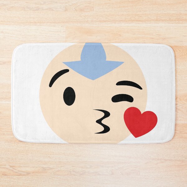 Item preview, Aang Kissing Face Emoji "I'd rather kiss you than die" designed and sold by PrinceTumi.