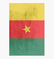 Flag cameroon Photographic Print