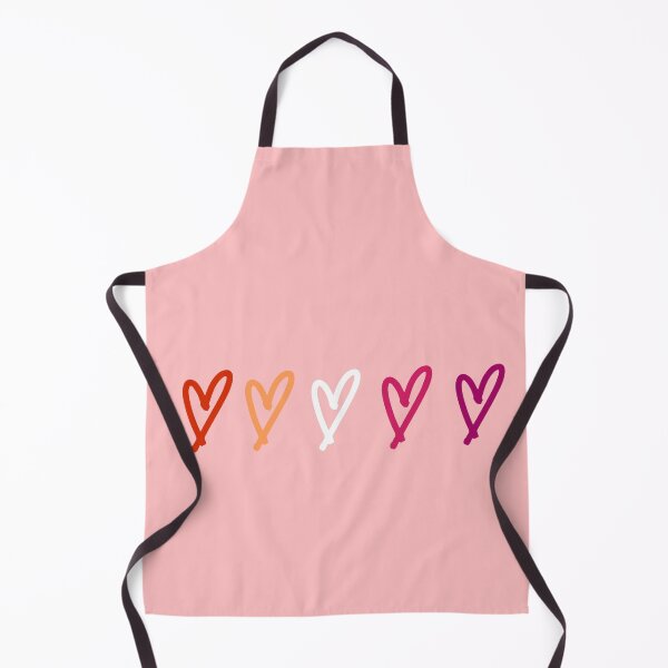 Item preview, lesbian flag hearts designed and sold by LannisterOnMars.